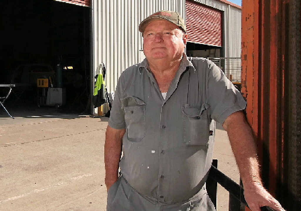 I WON’T PAY: Tiaro Industrial Complex owner Mel Harris is angry about repeated rates increases. I WON’T PAY: Tiaro Industrial Complex owner Mel Harris is angry about repeated rates increases.