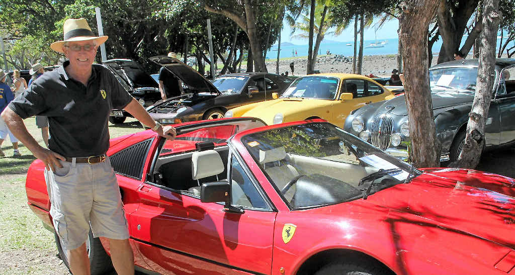 CLASSIC: John Royce showed off his 1988 Ferrari 328 GTS at the 2013 Classic Car Show in Airlie Beach. CLASSIC: John Royce showed off his 1988 Ferrari 328 GTS at the 2013 Classic Car Show in Airlie Beach.