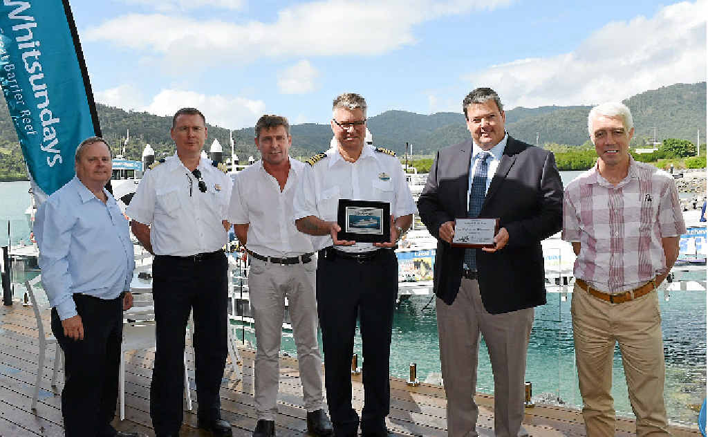 WARM WELCOME: Legend of the Seas was welcomed to the Whitsundays this week. WARM WELCOME: Legend of the Seas was welcomed to the Whitsundays this week.