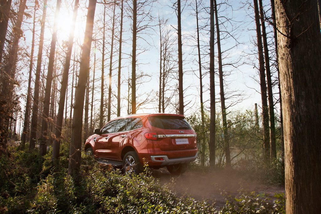 CAPABLE IN THE ROUGH: Designed as a Toyota Prado rival in terms of off-road talent, the Everest SUV is one for the adventurer rather than city poser CAPABLE IN THE ROUGH: Designed as a Toyota Prado rival in terms of off-road talent, the Everest SUV is one for the adventurer rather than city poser