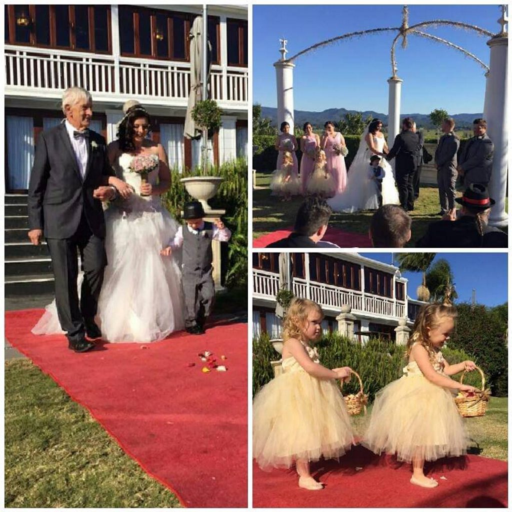 Samuel and Zoe Garrett married June 5, 2015 at Glengariff Historic Estate, Dayboro. Bridesmaids Kia Hayman, Paige Schultz and Brooke Schultz, groomsmen Grant Porter, Daniel Hagan flower girls Brooke Bain and Alyza Porter and page boy Nicholas Garrett, grandpa Robert Schultz also walked Zoe down the aisle.