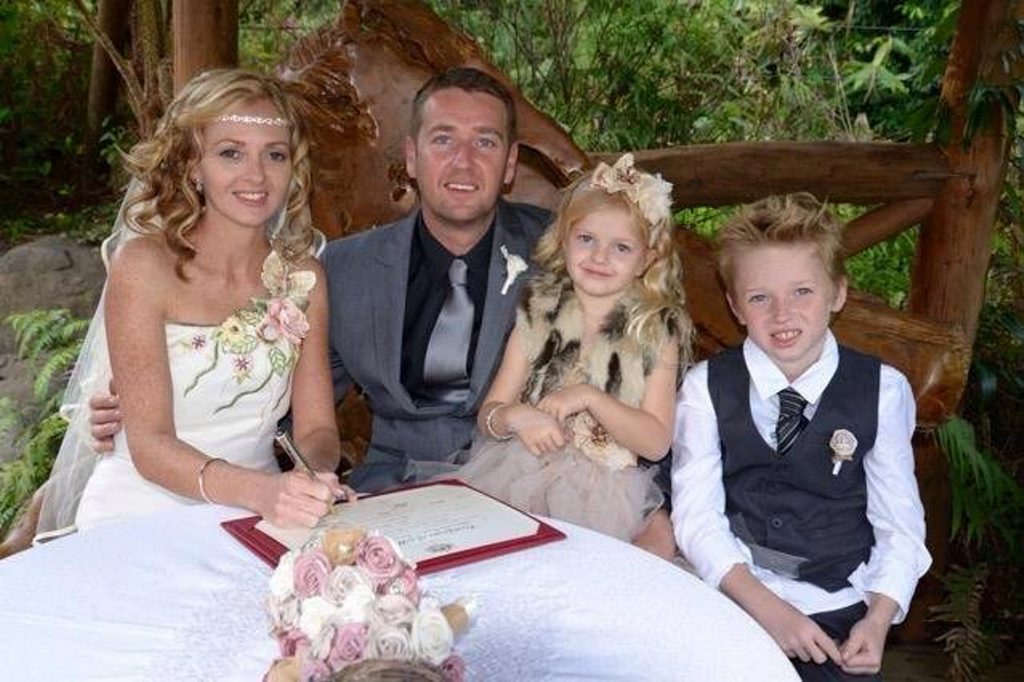 Danielle Plantinga and Bruce Plantinga married at Secrets on the Lake Montville on May 15, 2015, which was the couple's 12-year anniversary. Bridal party- Nicole Nable and Nathan Kirby along with children Stella and Troy. Photographers were Clive Addison, Debbie Griffith and Chris Moloney. 