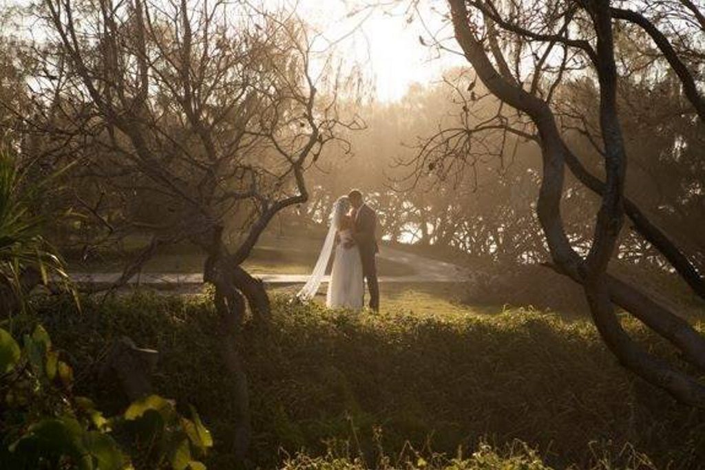 Bokarina locals Adam and Stacey Gardner, married May 2, 2015 beside the beach at Point Cartwright. A perfect Sunshine Coast day...the rolling surf was the only evidence of the 'cyclone-like' conditions of the day before. Wedding party was Kristie Mancell, Meegan Hasted, Dan Jenkins and Ben Gardner. Wedding photographer Benny Jewell Honeymoon in Fiji and first international trip for both bride and groom. 