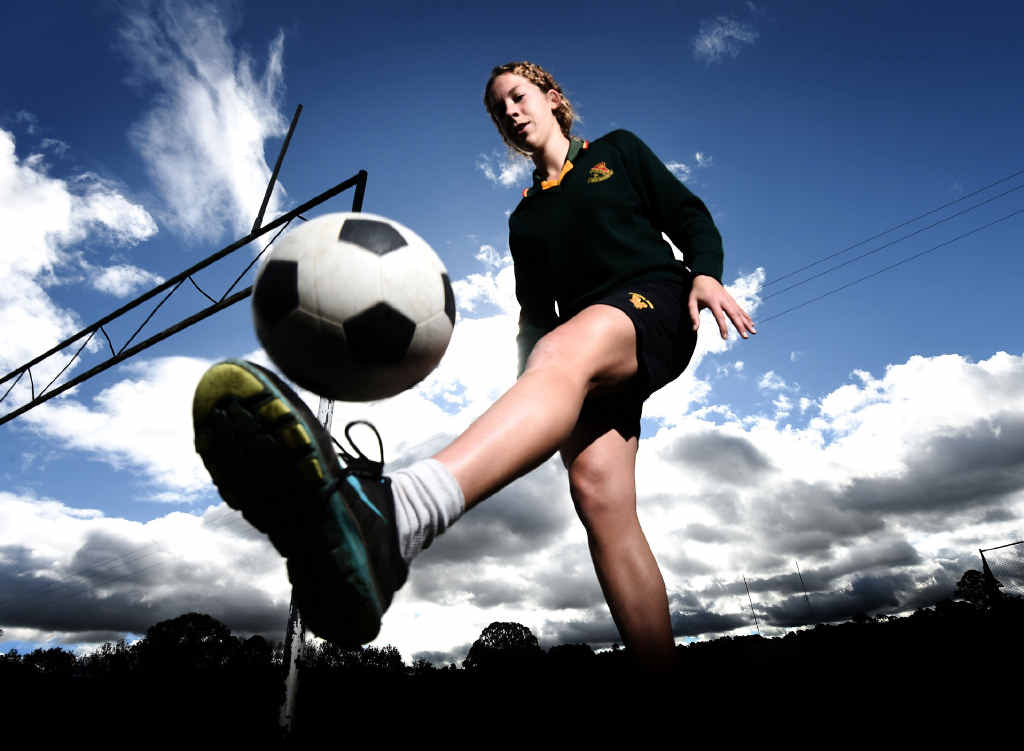 GO MATILDAS! Soccer player Claire Farrington, 14, of Modanville, was thrilled to see the Matilda’s historical win against Brazil. GO MATILDAS! Soccer player Claire Farrington, 14, of Modanville, was thrilled to see the Matilda’s historical win against Brazil.
