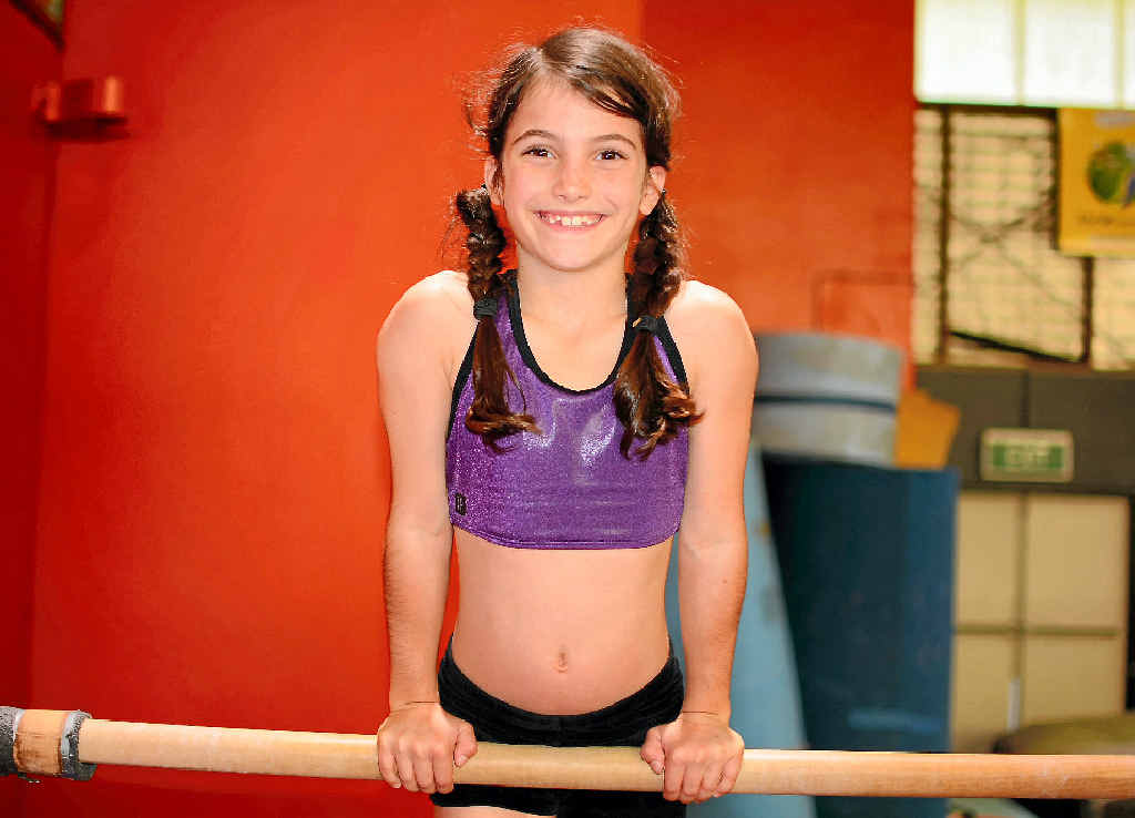 Francesca Daboul, 8, started gymnastics when she was three and has taken a liking to the uneven bars, vault and beam. Francesca Daboul, 8, started gymnastics when she was three and has taken a liking to the uneven bars, vault and beam.