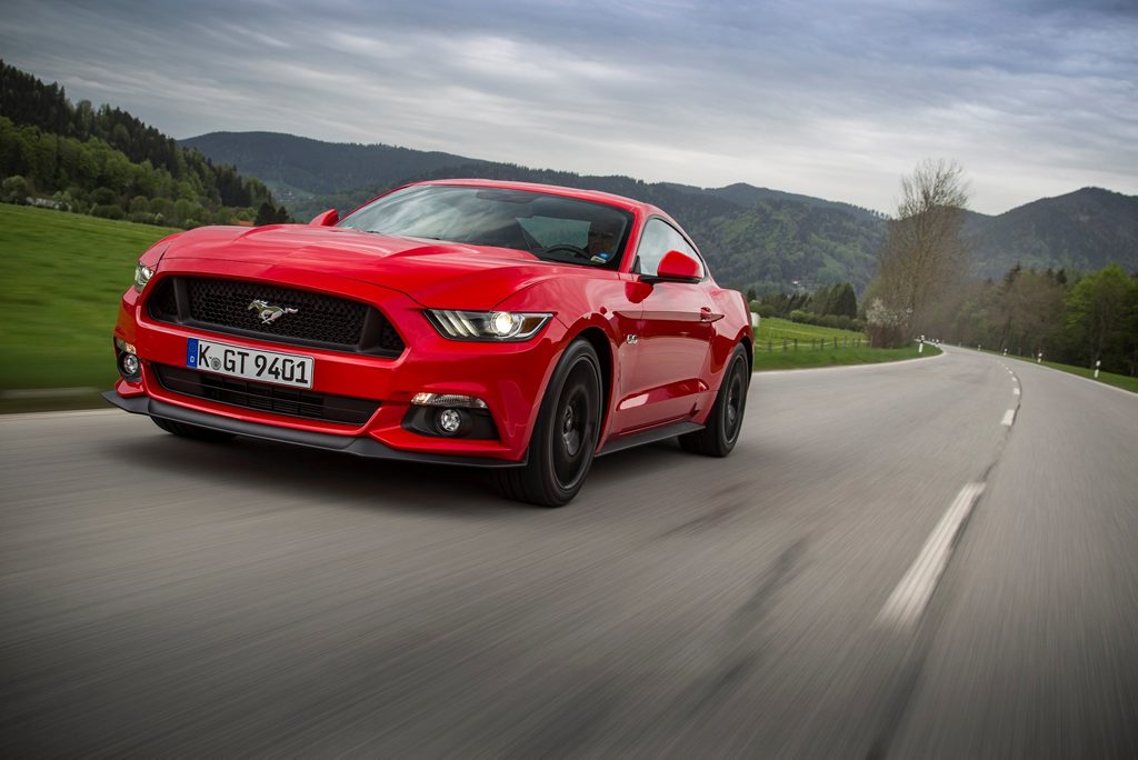 SOON ON OUR ROADS: Aussie Mustang shoppers have been mostly buying the 5.0-litre V8 Fastback version. Most popular colour? Red, of course. They go faster. SOON ON OUR ROADS: Aussie Mustang shoppers have been mostly buying the 5.0-litre V8 Fastback version. Most popular colour? Red, of course. They go faster.