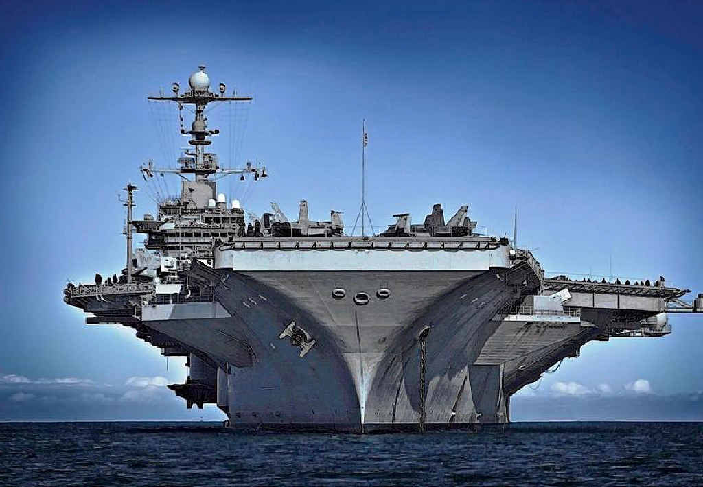 BIG GEORGE: The USS George Washington will be an imposing presence in Exercise Talisman Sabre 2015 after spending time wowing Brisbane. BIG GEORGE: The USS George Washington will be an imposing presence in Exercise Talisman Sabre 2015 after spending time wowing Brisbane.