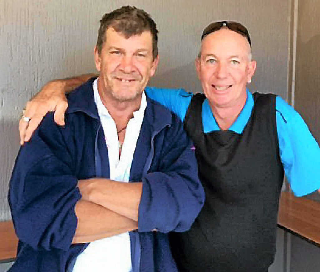DYNAMIC DUO: Kym Hill and Ross Richards were the winners of the two-ball ambrose last Sunday. Photo Contributed DYNAMIC DUO: Kym Hill and Ross Richards were the winners of the two-ball ambrose last Sunday. Photo Contributed