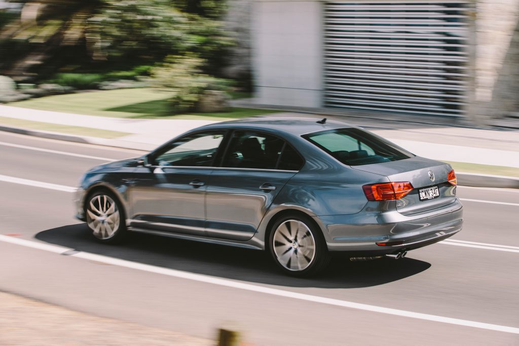 SENSIBLE DIESEL: Jetta 103TDI returns a quoted 5.5-litres/100km and costs from $36,990 drive away. Jetta range starts at $21,990 drive away. SENSIBLE DIESEL: Jetta 103TDI returns a quoted 5.5-litres/100km and costs from $36,990 drive away. Jetta range starts at $21,990 drive away.