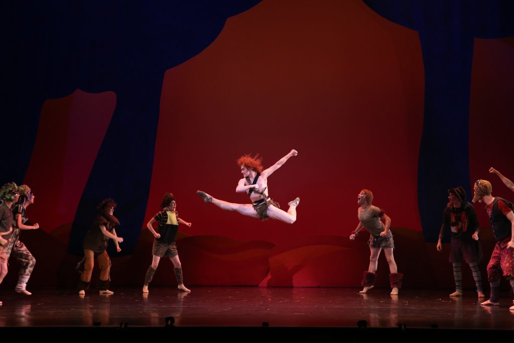 Rian Thompson as Peter Pan for Queensland Ballet. Photo: David Kelly (contributed) Rian Thompson as Peter Pan for Queensland Ballet. Photo: David Kelly (contributed)
