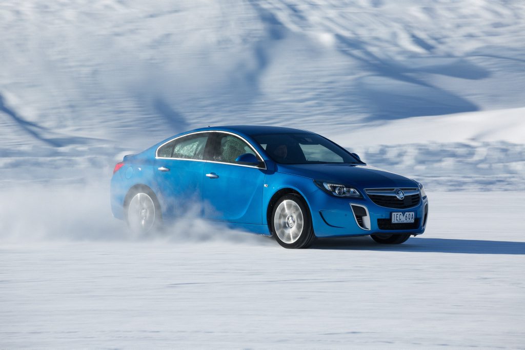 ICE DREAMS: Insignia VXR has intelligent all-wheel drive system making it a talent on road or ice ICE DREAMS: Insignia VXR has intelligent all-wheel drive system making it a talent on road or ice