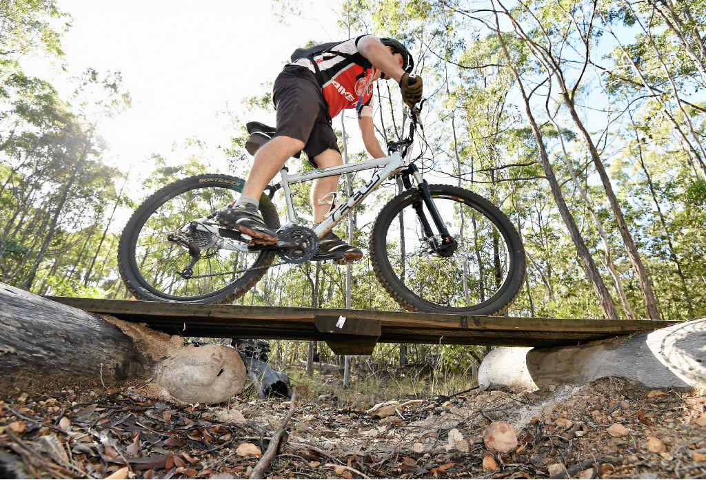 RIPPER: Fraser Coast Mountain Bike Club has has had huge positive feedback after it hosted the second stage of the Wide Bay Series on Sunday. Cale Anderson is pictured tackling the track. RIPPER: Fraser Coast Mountain Bike Club has has had huge positive feedback after it hosted the second stage of the Wide Bay Series on Sunday. Cale Anderson is pictured tackling the track.