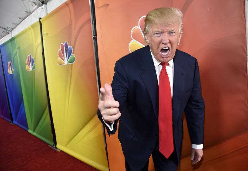 NBC on Monday, June 29, 2015 said that it is ending its business relationship with Trump, now a Republican presidential candidate, because of comments he made about immigrants during the announcement of his campaign. NBC on Monday, June 29, 2015 said that it is ending its business relationship with Trump, now a Republican presidential candidate, because of comments he made about immigrants during the announcement of his campaign.