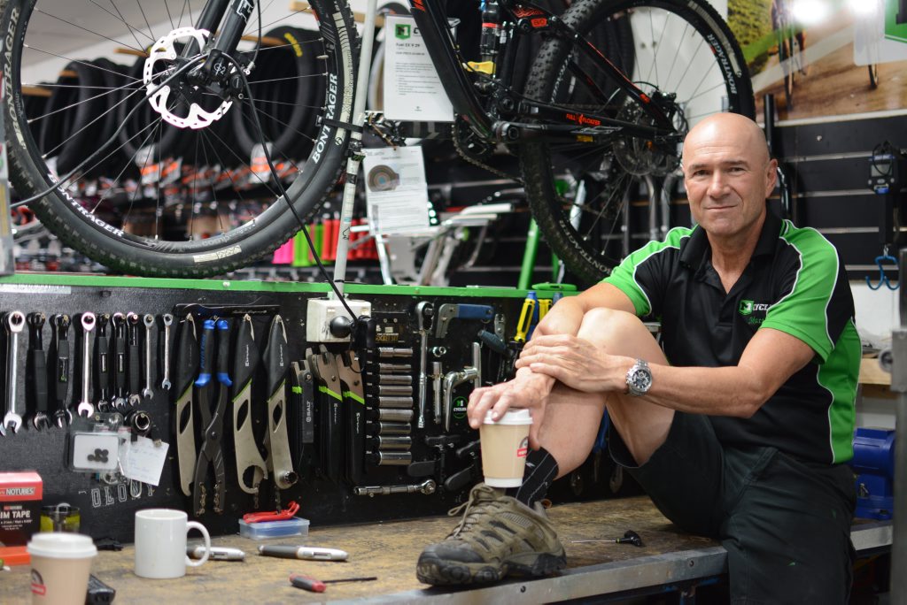 Owner of M1 cycles Matt Jenkin will host holiday activities. Owner of M1 cycles Matt Jenkin will host holiday activities.