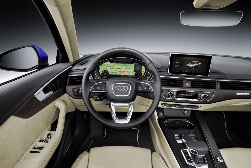 STUNNING: Already one of the best cabins in the business, the new A4 moves the desirability game on further. STUNNING: Already one of the best cabins in the business, the new A4 moves the desirability game on further.
