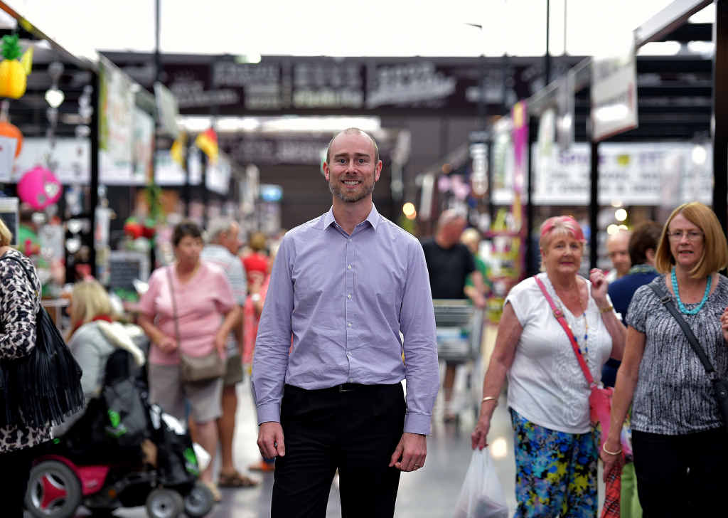 CHUFFED: Reed Property Group head of development Jay Emmerton is excited about the sale of the Big Top. CHUFFED: Reed Property Group head of development Jay Emmerton is excited about the sale of the Big Top.