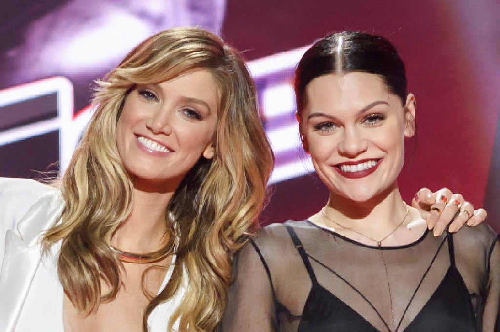 The Voice coaches Delta Goodrem and Jessie J. The Voice coaches Delta Goodrem and Jessie J.