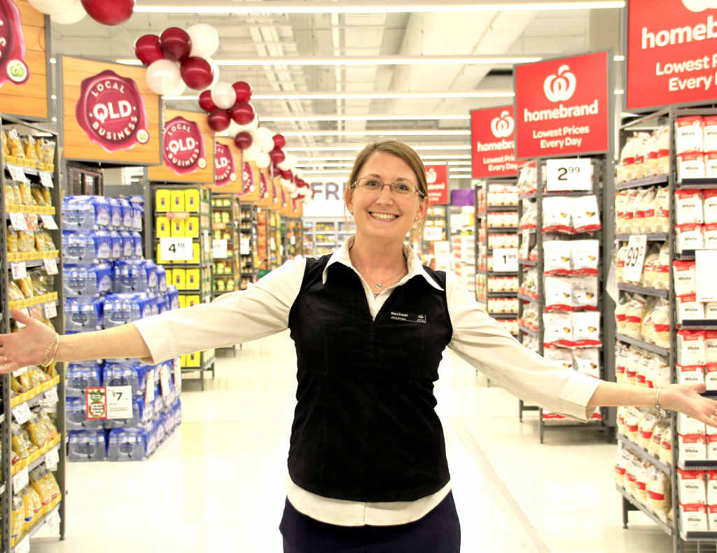 SERIOUS INVESTMENT: Store manager Racheal Molia celebrates the grand opening of the Woolworths Big Top store. SERIOUS INVESTMENT: Store manager Racheal Molia celebrates the grand opening of the Woolworths Big Top store.
