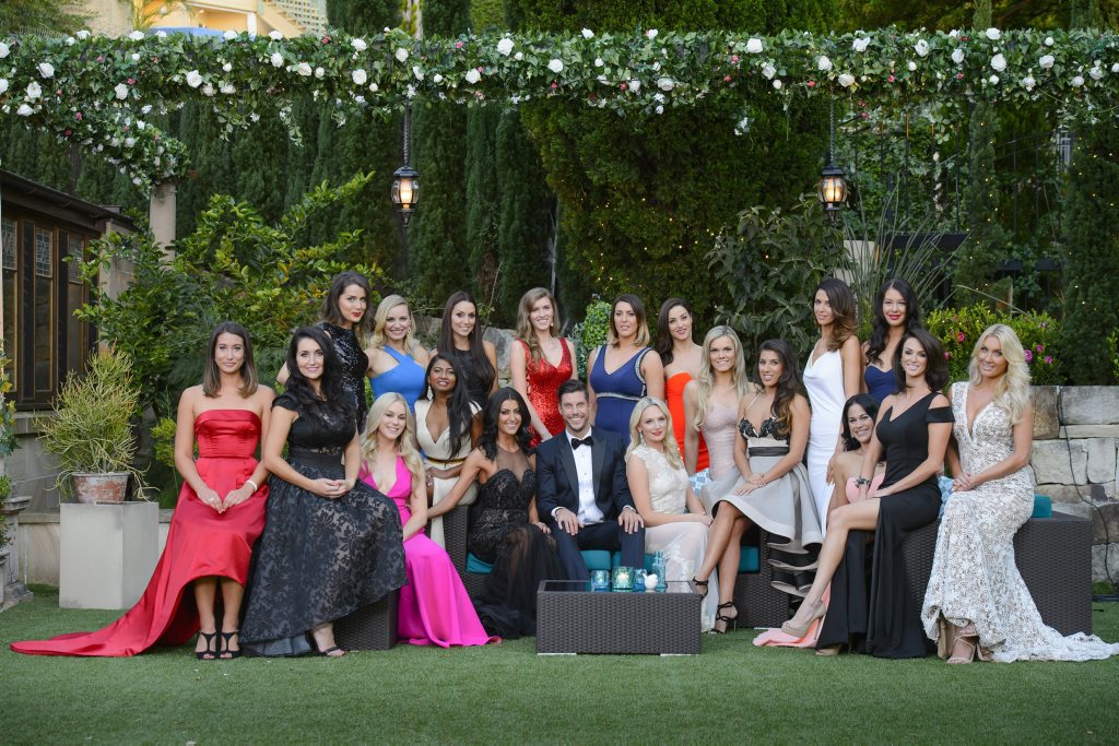The Bachelor Sam Wood, centre, pictured with the show's 2015 Bachelorettes. The Bachelor Sam Wood, centre, pictured with the show's 2015 Bachelorettes.