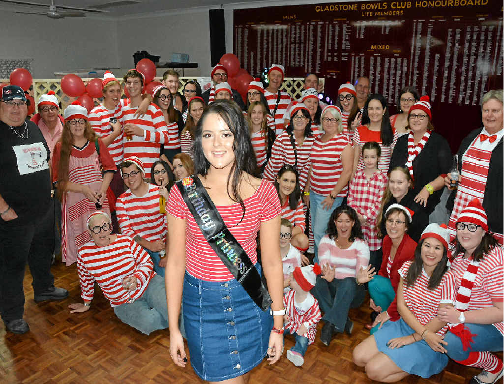 WHERE’s WALLY? Bianca Busteed’s 18th at Gladstone Bowls Club on Saturday, July 4. WHERE’s WALLY? Bianca Busteed’s 18th at Gladstone Bowls Club on Saturday, July 4.