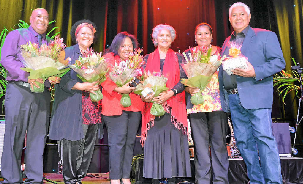 ELDERS THANKED: Mick Eggmolesse, Neola Savage, Gay Sirriss, Julie Ingra, Thelma Coleman and Richard Johnson shared their families’ stories of growing up in Gladstone. ELDERS THANKED: Mick Eggmolesse, Neola Savage, Gay Sirriss, Julie Ingra, Thelma Coleman and Richard Johnson shared their families’ stories of growing up in Gladstone.