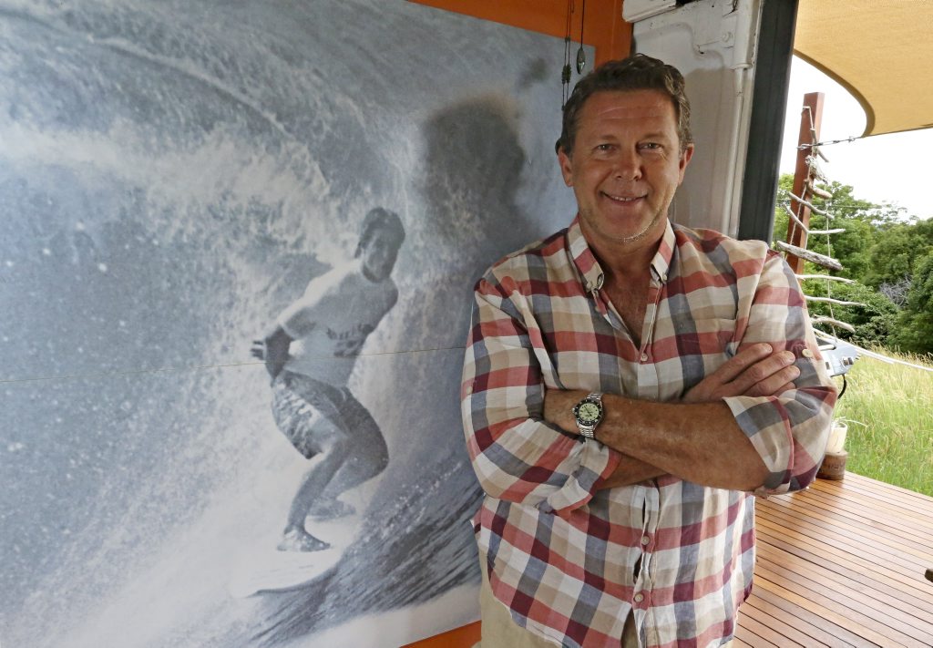 Brad Farmer chairman and founder of National Surfing Reserves. Photo: Nolan Verheij-Full / Daily News Brad Farmer chairman and founder of National Surfing Reserves. Photo: Nolan Verheij-Full / Daily News