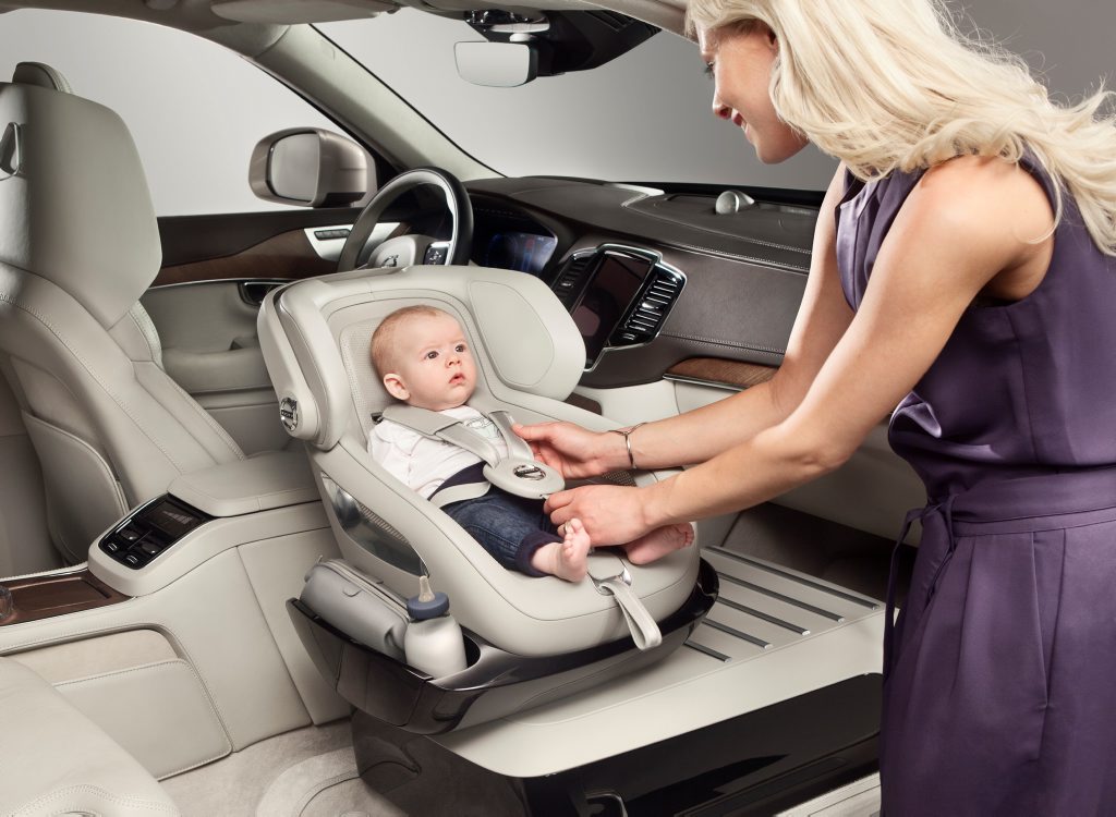 Volvo's Excellence Child Seat Concept as part of its Excellence Lounge Console Concept in its new XC90 SUV. Photo: Contributed Volvo's Excellence Child Seat Concept as part of its Excellence Lounge Console Concept in its new XC90 SUV. Photo: Contributed