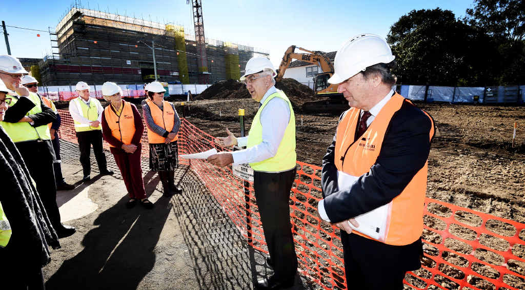 PLACE TO PARK: NNSW Local Health District Chief Executive Christopher Crawford, and Lismore MP Thomas George look over the new carpark at Lismore Base Hospital. PLACE TO PARK: NNSW Local Health District Chief Executive Christopher Crawford, and Lismore MP Thomas George look over the new carpark at Lismore Base Hospital.
