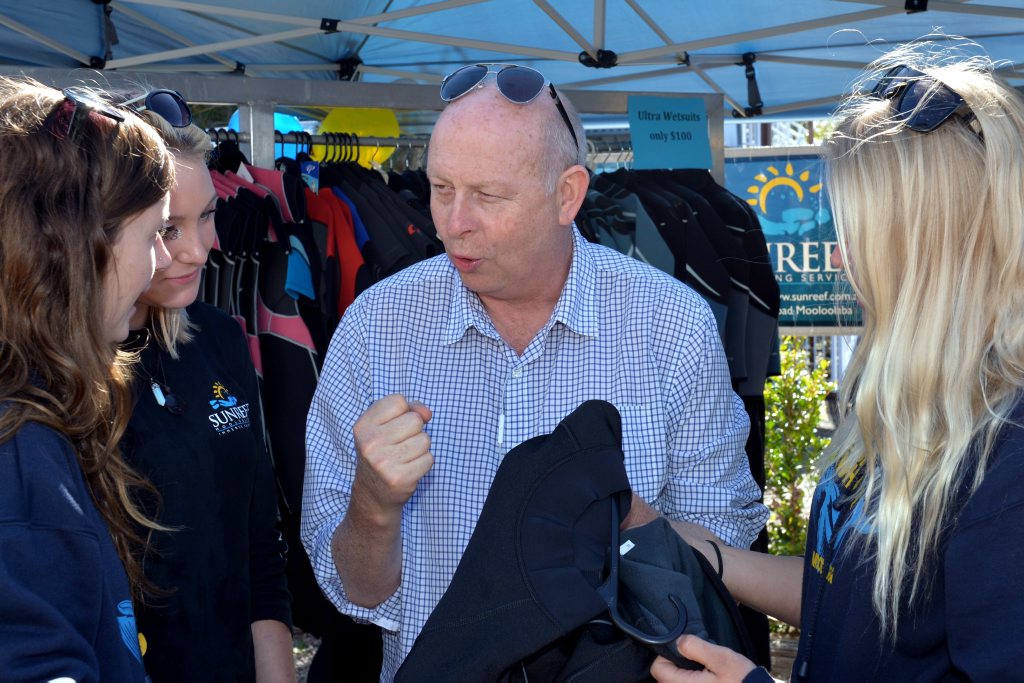 Sunreef owner Phil Hart at Sunreef in Mooloolaba for the welcoming of Humpback Whales to the Sunshine Coast this weekend Photo: John McCutcheon / Sunshine Coast Daily Sunreef owner Phil Hart at Sunreef in Mooloolaba for the welcoming of Humpback Whales to the Sunshine Coast this weekend Photo: John McCutcheon / Sunshine Coast Daily