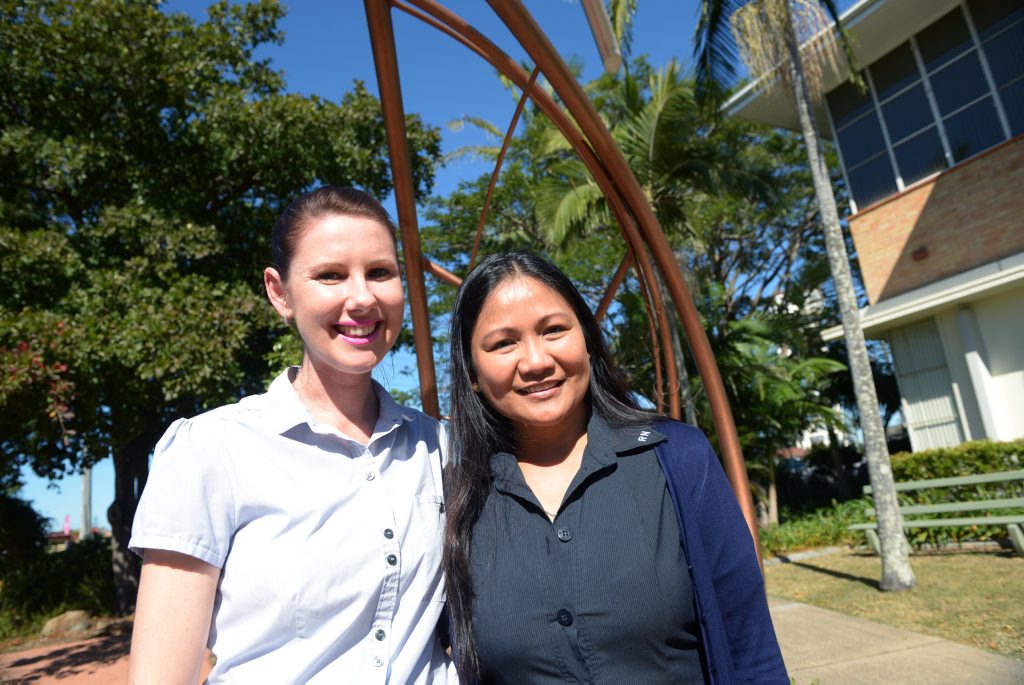 CONGRATULATIONS: Bundaberg registered nurses Antoinette Hollett and Zaina Glynn have each been awarded a nursing scholarship to undertake advanced training which will lead to higher nursing qualifications and ultimately help improve the well being of local patients. Photo: Max Fleet / NewsMail CONGRATULATIONS: Bundaberg registered nurses Antoinette Hollett and Zaina Glynn have each been awarded a nursing scholarship to undertake advanced training which will lead to higher nursing qualifications and ultimately help improve the well being of local patients. Photo: Max Fleet / NewsMail