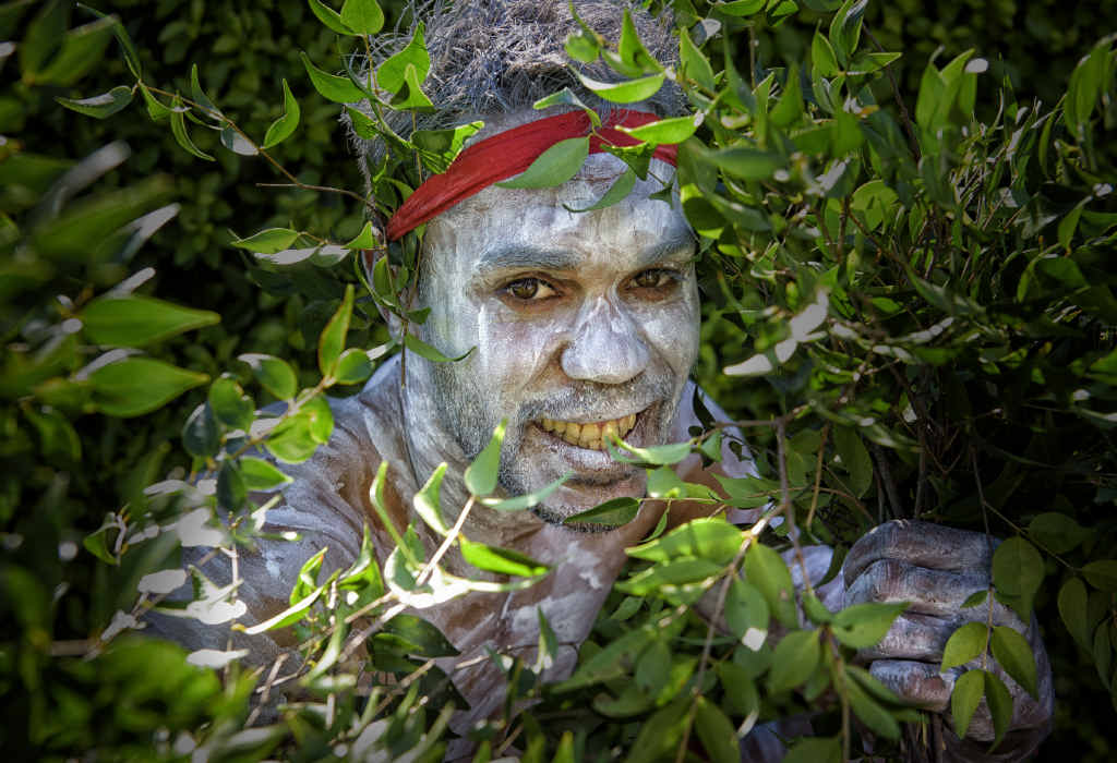 ENTERTAINING: Keenan Laurie, a member of Bundjalung Dance Troupe, after performing at yesterday’s Grafton Base Hospital NAIDOC ceremony. Photo: Adam Hourigan ENTERTAINING: Keenan Laurie, a member of Bundjalung Dance Troupe, after performing at yesterday’s Grafton Base Hospital NAIDOC ceremony. Photo: Adam Hourigan