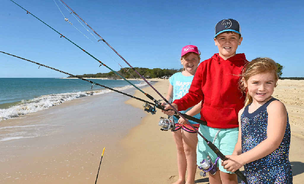 Kaity, Toby and Emmy Harms from Dalby. Kaity, Toby and Emmy Harms from Dalby.