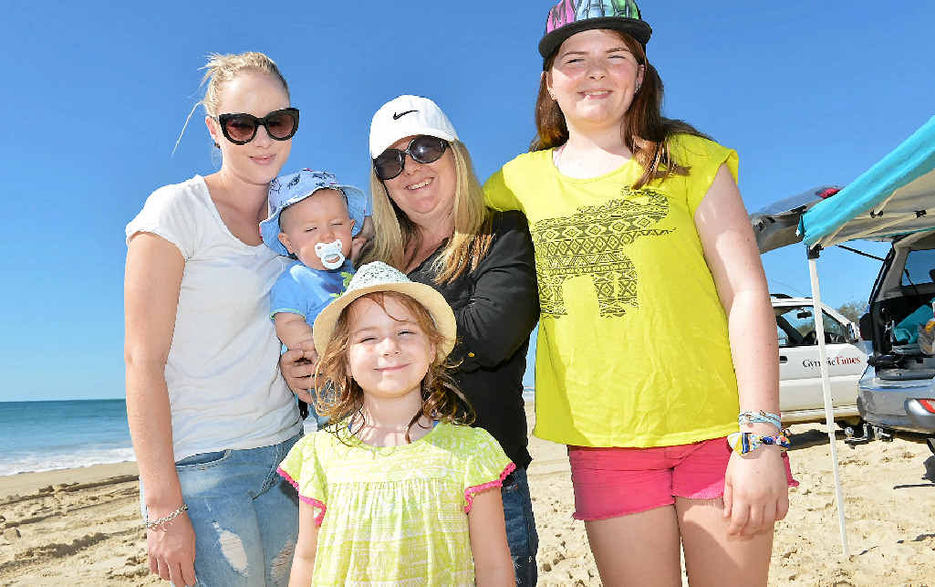 Grace Donaldson with Kai, Tess, Caitlyn and Miah Barnes. Grace Donaldson with Kai, Tess, Caitlyn and Miah Barnes.