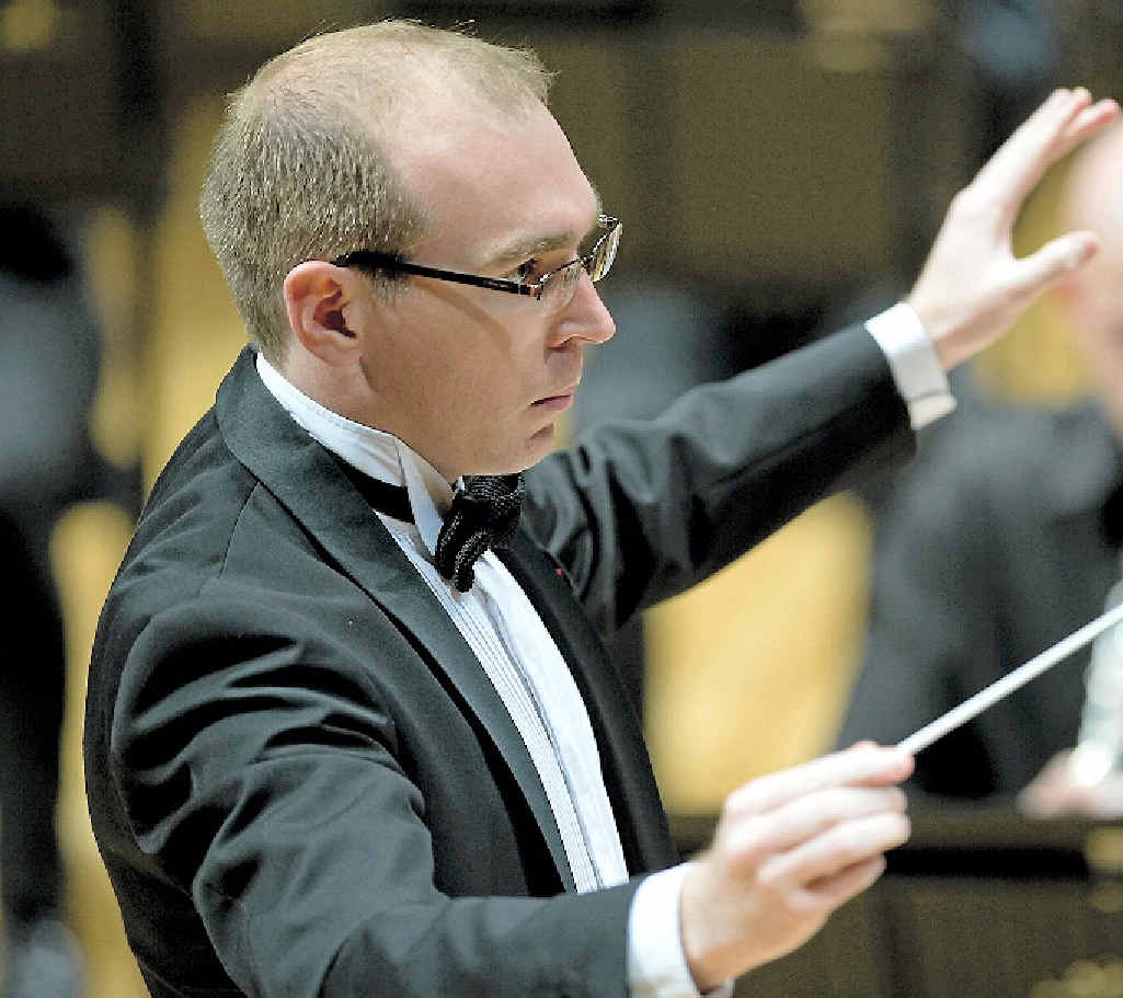 TALENT IN TOWN: Queensland Youth Orchestra conductor David Law in action. TALENT IN TOWN: Queensland Youth Orchestra conductor David Law in action.