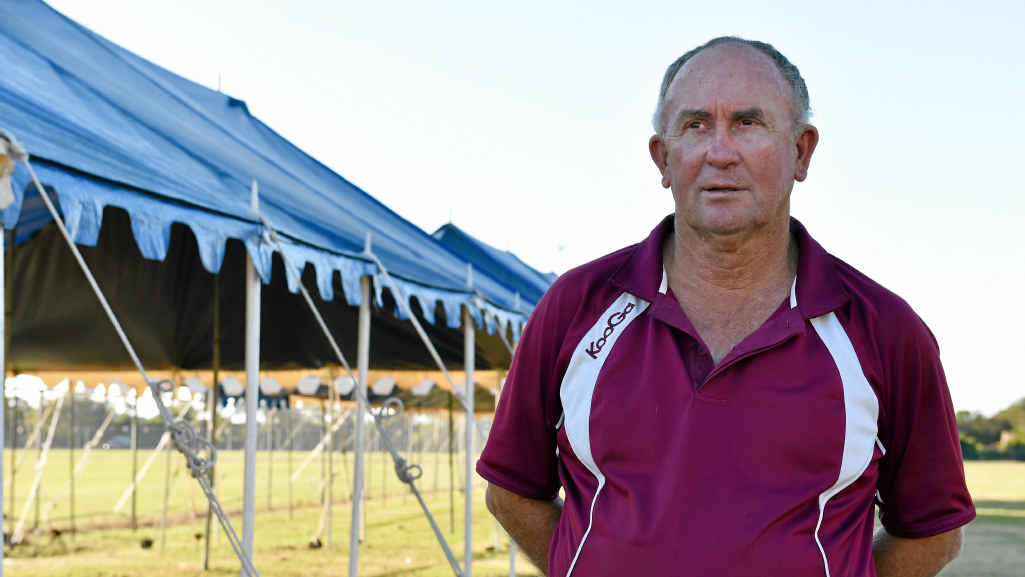 ALMOST HERE: Queensland Touch general manager of operations Gary Madders at the Tavistock St fields ahead of the Junior State Cup. ALMOST HERE: Queensland Touch general manager of operations Gary Madders at the Tavistock St fields ahead of the Junior State Cup.