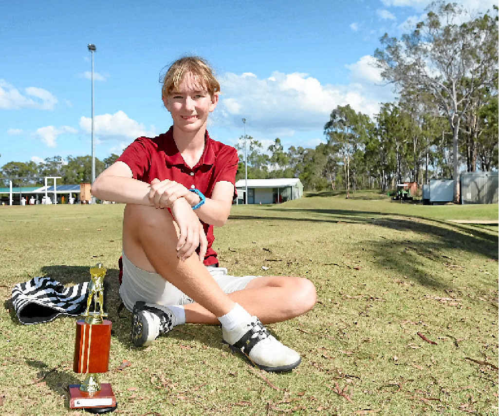 TOP SWING: Morgan Lewis was excited to compete in her first Bargara Junior Classic, recording a result of 84/79 on the first round. TOP SWING: Morgan Lewis was excited to compete in her first Bargara Junior Classic, recording a result of 84/79 on the first round.