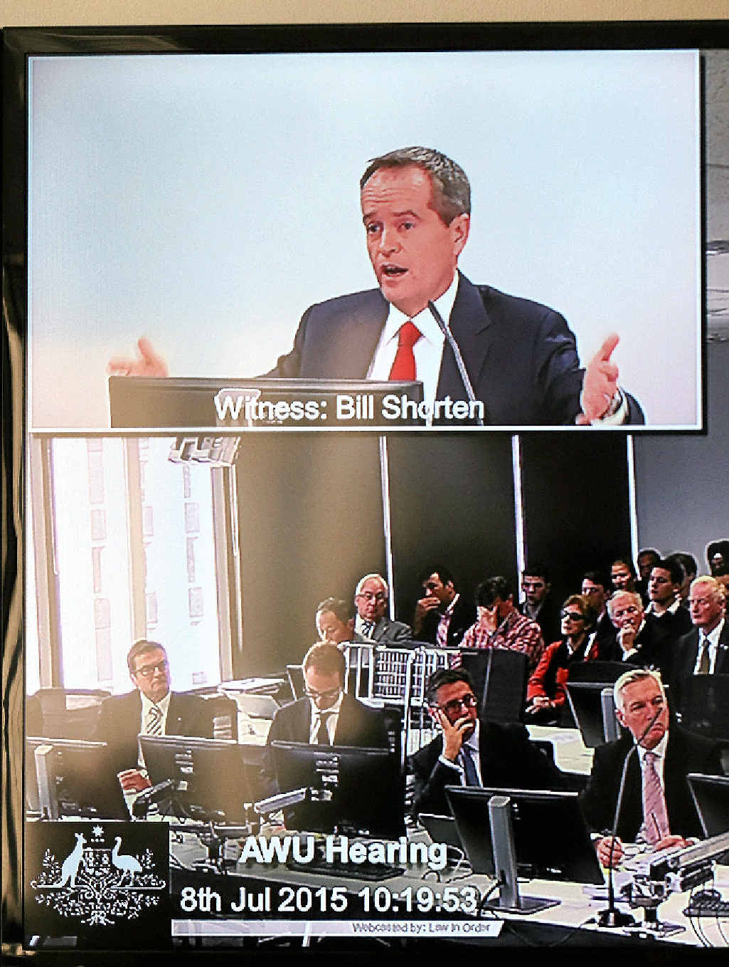 DONATION CONCERNS: Opposition Leader Bill Shorten gives evidence at the Royal Commission into Trade Union Governance and Corruption in Sydney. DONATION CONCERNS: Opposition Leader Bill Shorten gives evidence at the Royal Commission into Trade Union Governance and Corruption in Sydney.
