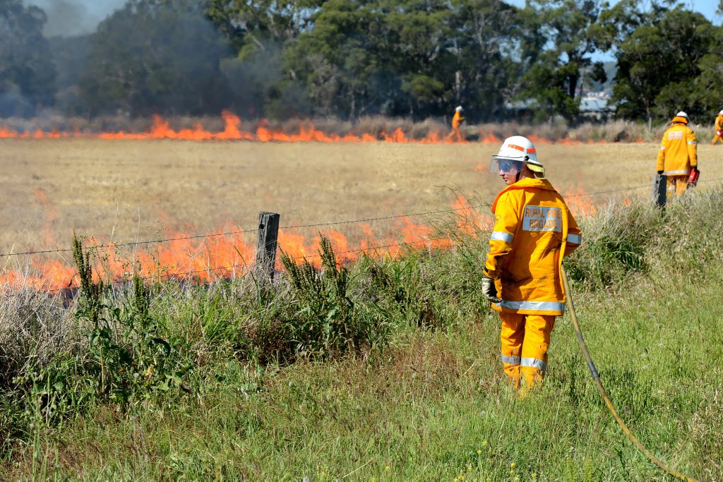 Rural firefighters are chasing proper protection. Rural firefighters are chasing proper protection.