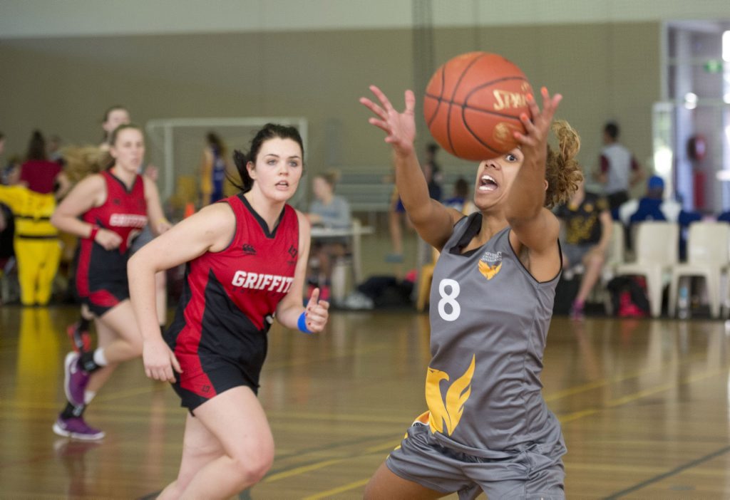 Despena Dickerson starred on the court for USQ. Despena Dickerson starred on the court for USQ.