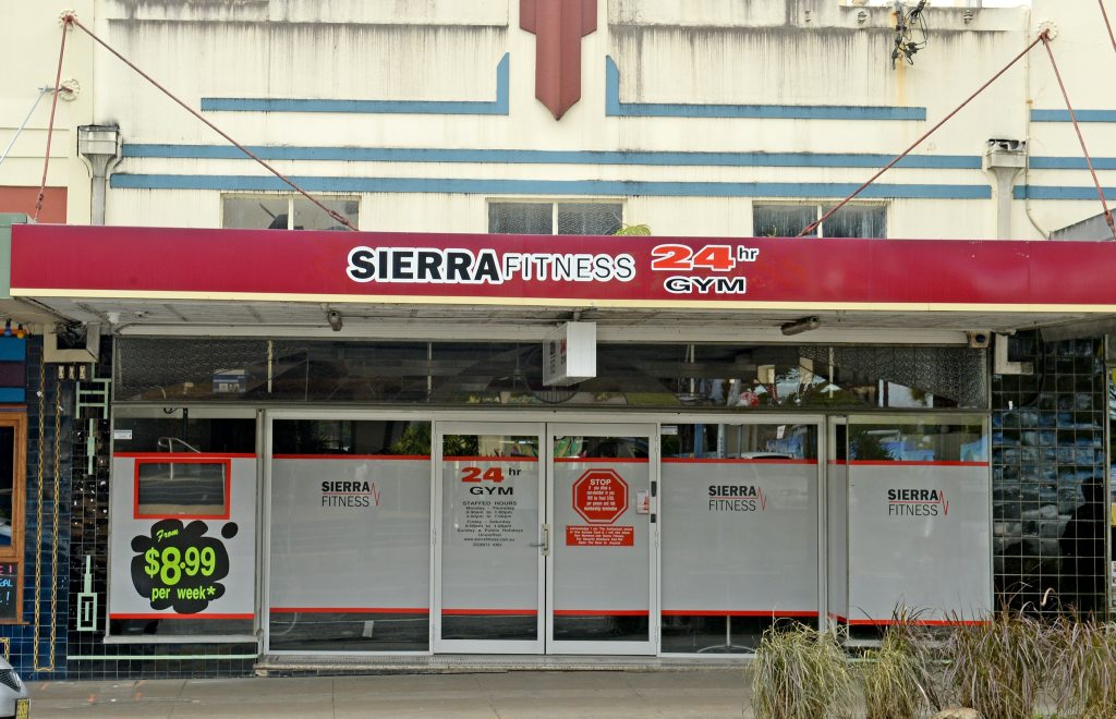 Sierra Fitness in Murwillumbah where a man was found dead. Photo: Blainey Woodham / Tweed Daily News Sierra Fitness in Murwillumbah where a man was found dead. Photo: Blainey Woodham / Tweed Daily News