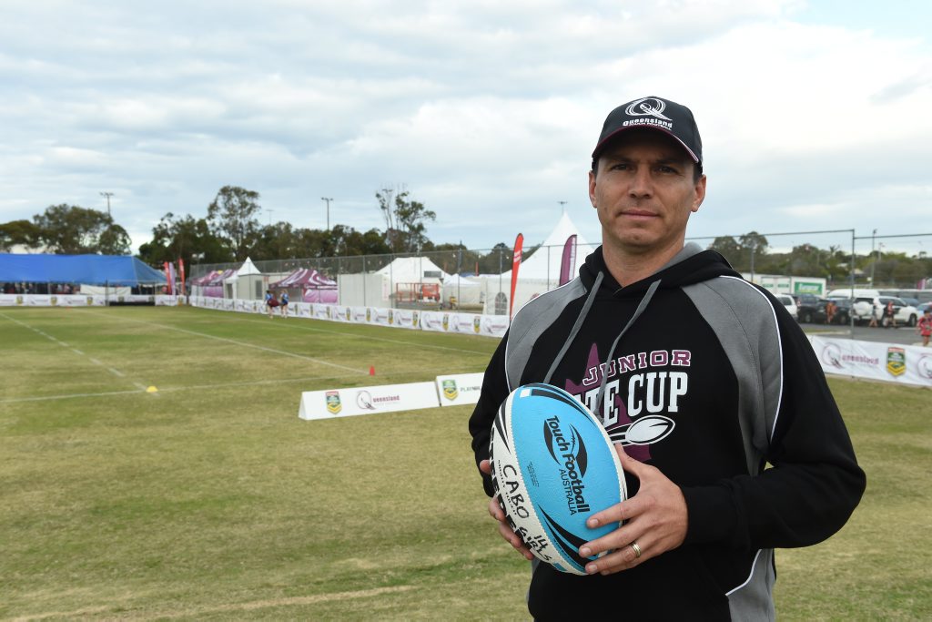 Queensland Touch CEO Jamie O'Connor. Photo Matthew McInerney / Fraser Coast Chronicle Queensland Touch CEO Jamie O'Connor. Photo Matthew McInerney / Fraser Coast Chronicle