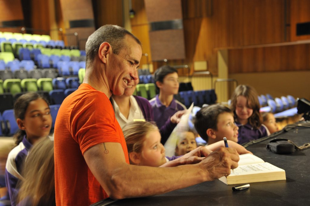 Children's book author Andy Griffiths is in Gladstone from Monday to Wednesday. Children's book author Andy Griffiths is in Gladstone from Monday to Wednesday.