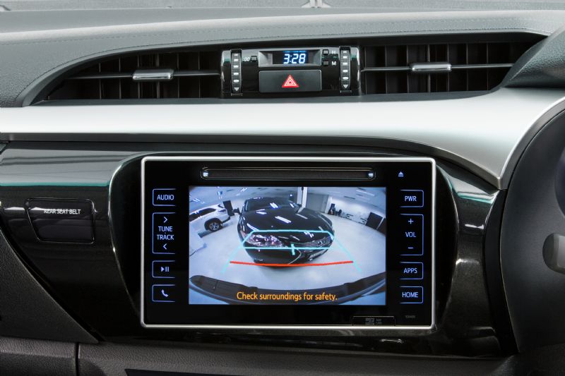 SAFETY FEATURE: All pick-ups receive reverse cameras as standard, viewed through the central mounted touchscreen SAFETY FEATURE: All pick-ups receive reverse cameras as standard, viewed through the central mounted touchscreen