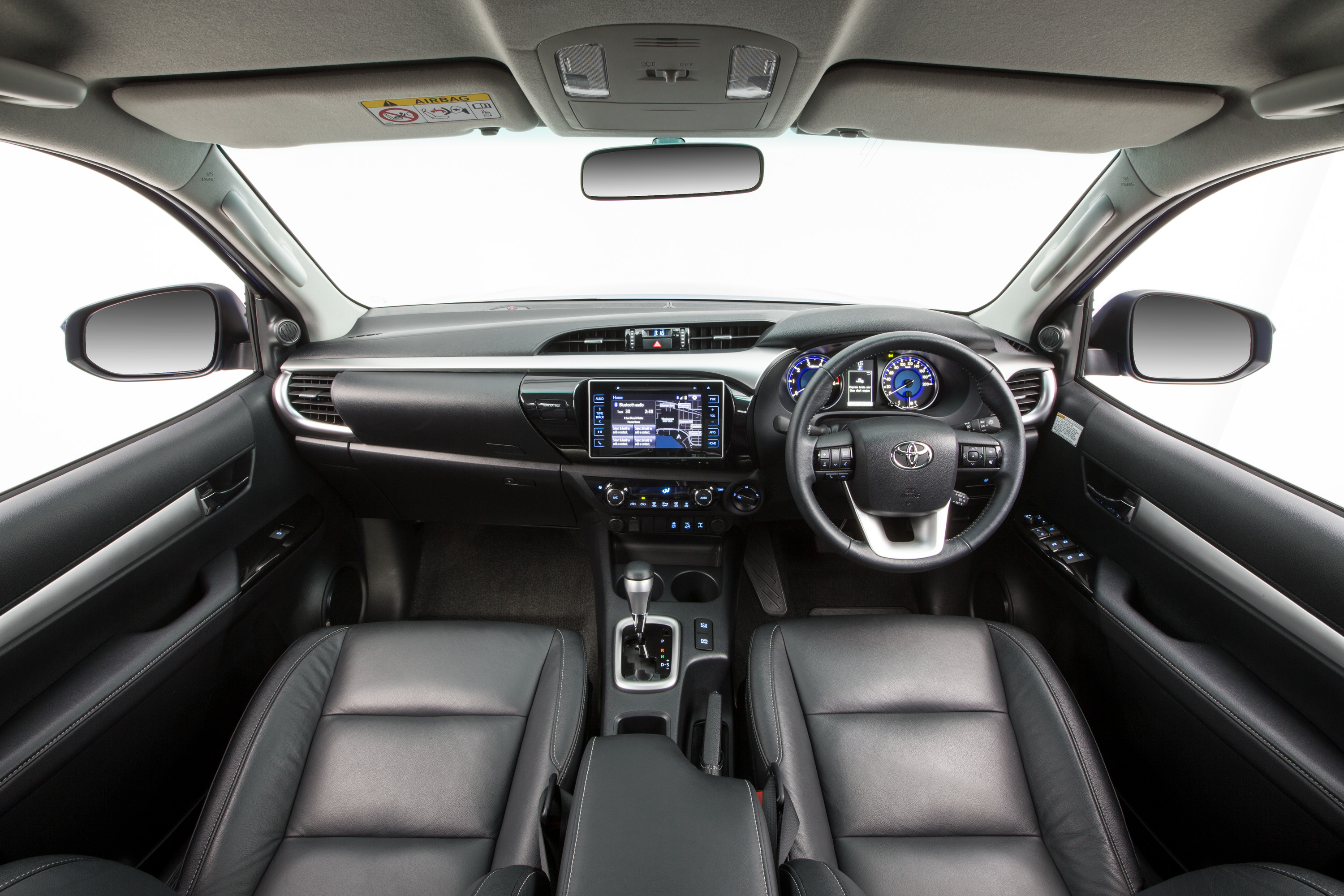 SUV-LIKE: Toyota's new HiLux cabin is revealed with more space and better infotainment. The next-gen version of Australia's favourite ute is on sale this October. SUV-LIKE: Toyota's new HiLux cabin is revealed with more space and better infotainment. The next-gen version of Australia's favourite ute is on sale this October.