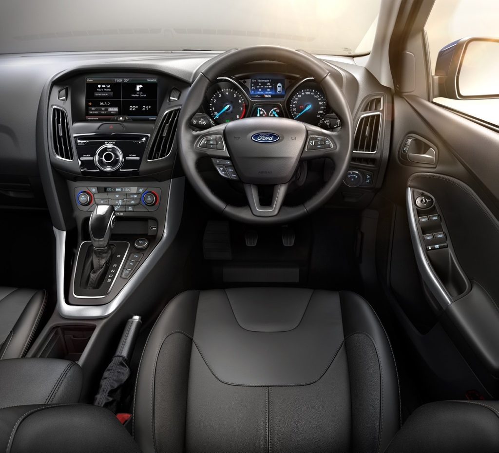 UPGRADED: New Focus cabins all feature voice-activated SYNC2 connectivity, sat nav and rear view camera UPGRADED: New Focus cabins all feature voice-activated SYNC2 connectivity, sat nav and rear view camera
