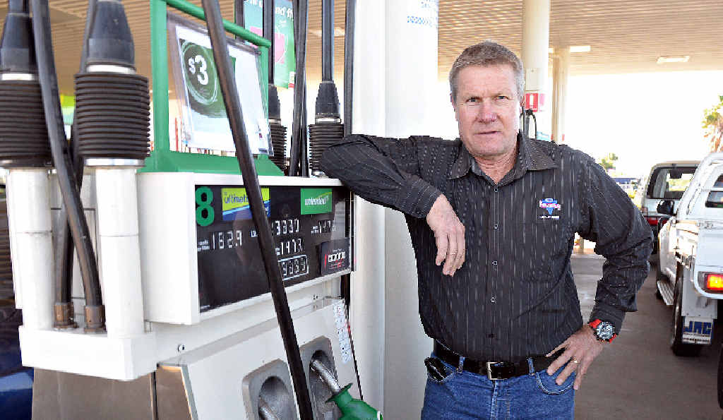 FUEL ON TO FIRE: Service station owner Paul Wessel is upset about the Queensland Government’s ethanol mandate. FUEL ON TO FIRE: Service station owner Paul Wessel is upset about the Queensland Government’s ethanol mandate.
