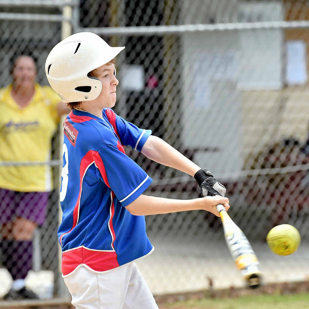 TOP GONG: Maryborough Softball was named District Association of the Year. Apaches’ Tyler Duggan is pictured last season. TOP GONG: Maryborough Softball was named District Association of the Year. Apaches’ Tyler Duggan is pictured last season.