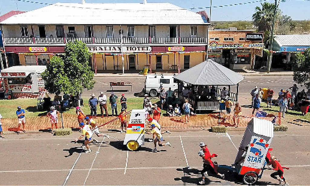 SURVEY: Well-exercised people living in small towns, such as Winton, Queensland, tend to be happier. SURVEY: Well-exercised people living in small towns, such as Winton, Queensland, tend to be happier.
