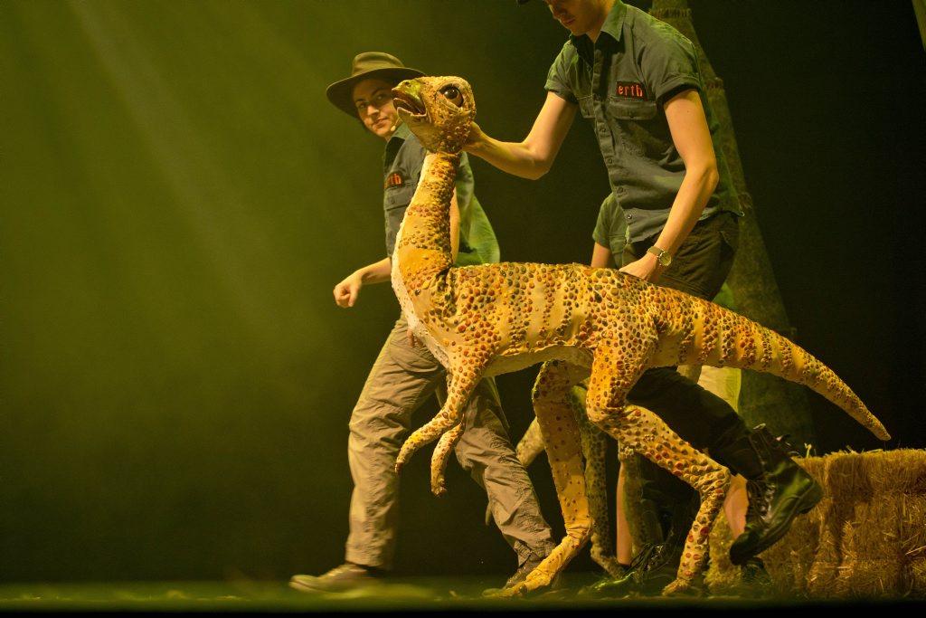 The Erth's Dinosaur Zoo show entertained kids to the extreme today at the GECC. The interactive show taught kids and their parents all about dinosaurs and their many characteristics.