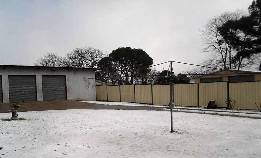 BLANKET OF SNOW: Diana Giles’ photo of Tenterfield. BLANKET OF SNOW: Diana Giles’ photo of Tenterfield.